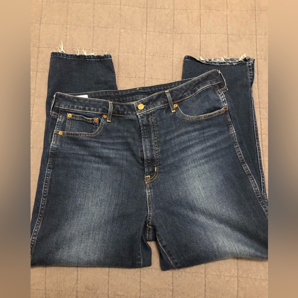 ❤️ Gap Vintage Slim Sky High Classic Blue Denim Jeans